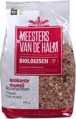 Krokante muesli bosvruchten BIO 6x500 gr