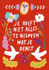 Je hoeft niet alles  10x1 stuks