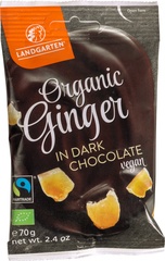 Ginger in dark chocolate BIO 10x70 gr.