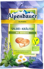 Salie-kruiden bonbons BIO 19x90 gr.