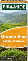 Groene thee Gember + Citroen BIO 6x20 bu