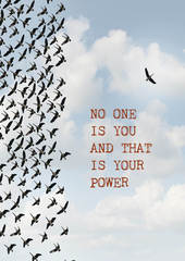 No one is you  10x1 stuks