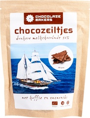 Chocozeiltjes melk BIO 8x100 gr.