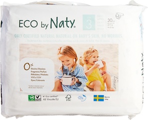 Luiers 3 midi 4-9 kg  6x30 stuks