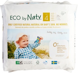 Luiers 4 maxi 7-18 kg  6x26 stuks