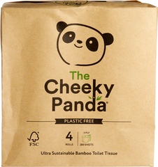 Toiletpapier bamboe  6x4 stuks