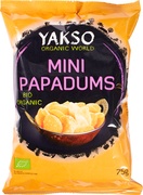 Mini papadums BIO 6x75 gr.