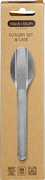 On the go cutlery steel  p/st.