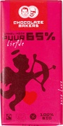 Chocoladereep puur liefde 65% BIO 10x80