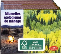 Lucifers FSC zwafelvrij  1x4 stuks