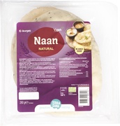 Naanbrood naturel BIO 9x280 gr.