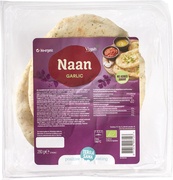 Naanbrood  knoflook BIO 9x280 gr.