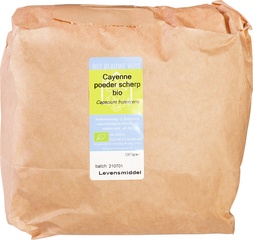 Cayenne poeder scherp BIO 1x1 kg.