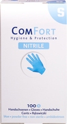 Handschoen nitril blauw  1x100 stuks