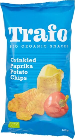 Ribbelchips paprika BIO 12x125 gr.