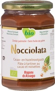 Cacao- en hazelnootpasta BIO 6x650 gr.