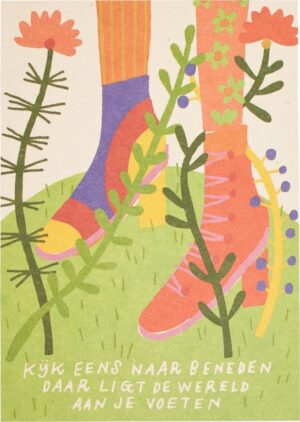 Postkaart de wereld  10x1 stuks