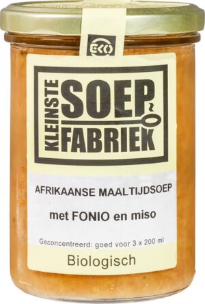 Afrikaanse maaltijdsoep BIO 6x400 ml.