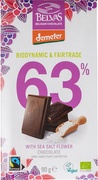 Chocolatebar dark 63% seasalt Demeter 18