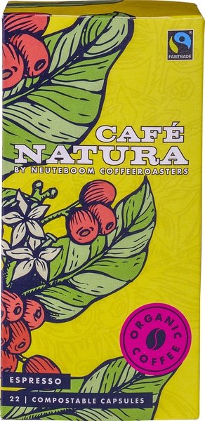 Koffiecapsules espresso BIO 5x121 gr.