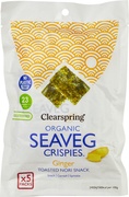 Seaveg Crispies Ginger BIO 6x20 gr.