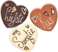 Chocolade hartenwens no BIO 10x100 gr.