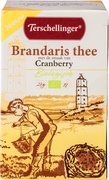 Zwarte thee cranberry BIO 10x18 builtjes
