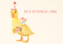 Postkaart Caatje jarig 10x1 stuks