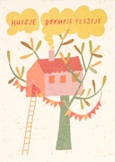 Postkaart Claire huisje boom 10x1 stuks