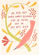 Postkaart Claire ik denk dat 10x1 stuks