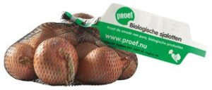 Sjalotten verpakt BIO 10x200 gr.