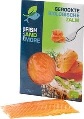 Zalm gerookt BIO 1x100 gr.