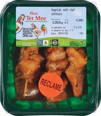 Gegrilde kipsaté in sau BIO 1x250 gr.