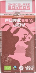 Chocoladereep puur joy 55% BIO 10x80 gr.