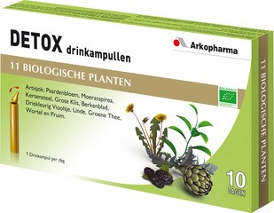 Detox drinkampullen BIO 1x10 stuks