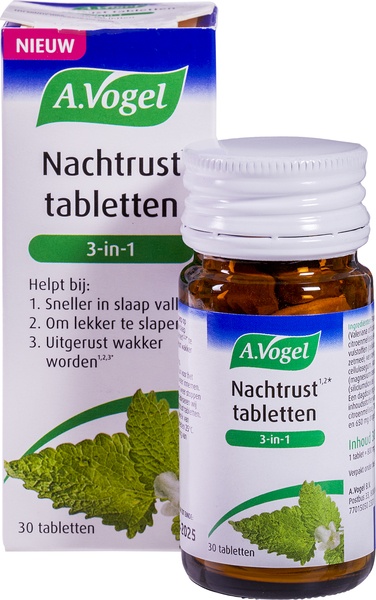 Nachtrust tabletten 3-in 1 1x30 stuks