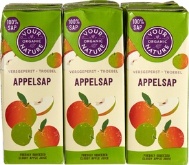 Appelsap 6 x 200 ml BIO 4x1200 ml.