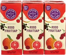 Rood fruitsap 6 x 200 ml BIO 4x1200 ml.