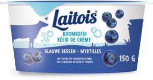Roomkefir blauwe bes* BIO 1x150 gr.