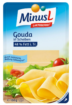 MinusL Goudse kaas gesneden 150 gr.