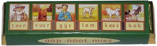 Aap-noot-mies chocoladereep 40x70gr.