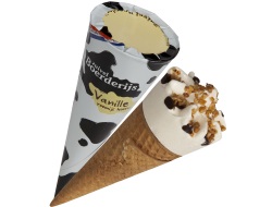 Bio Cornet vanille 24x110 ml.