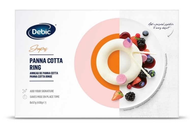 Debic Shapes Pannacotta ring 8x57 gr.