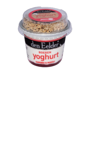 Den Eelder yoghurt muesli aardbei 170 gr