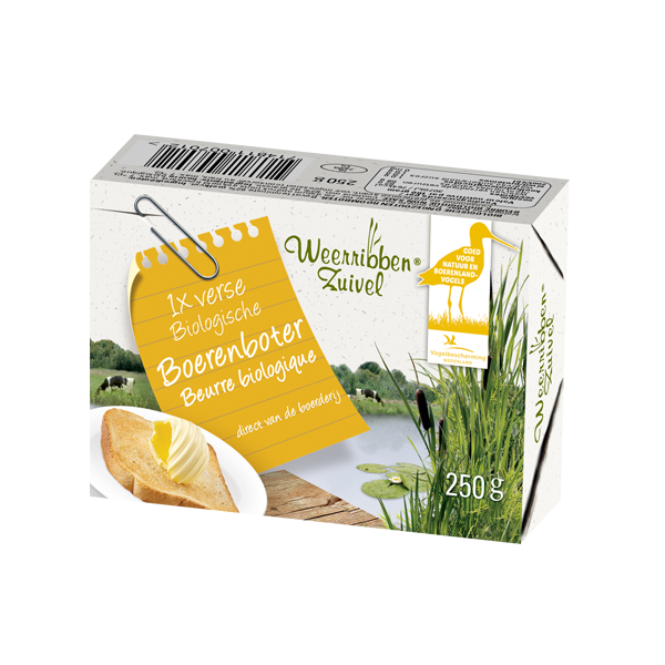 W.R. EKO Boerenboter doos 24x250 gr.