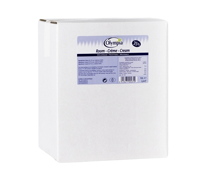 Slagroom Olympia 40% gezoet bib 10 ltr.