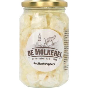 Geitenkaas pot Knoflooksnippers 350 gr.