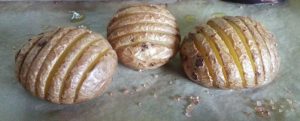 Hasselback potatoes krat 6x450gr.