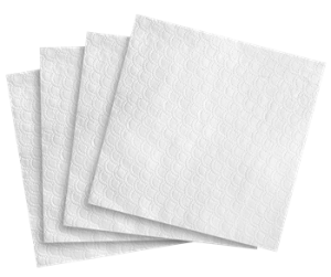 Servetten wit 1-lgs. 33x33 9x340st.