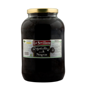 Olijven zwart z.pit Sevillana 3850 ml.
